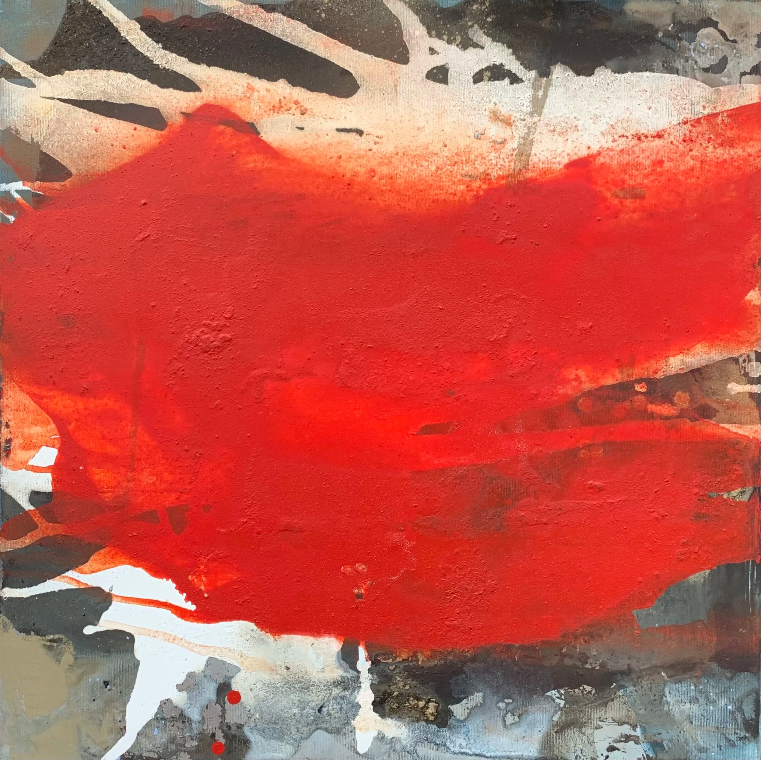 Schwebendes Rot